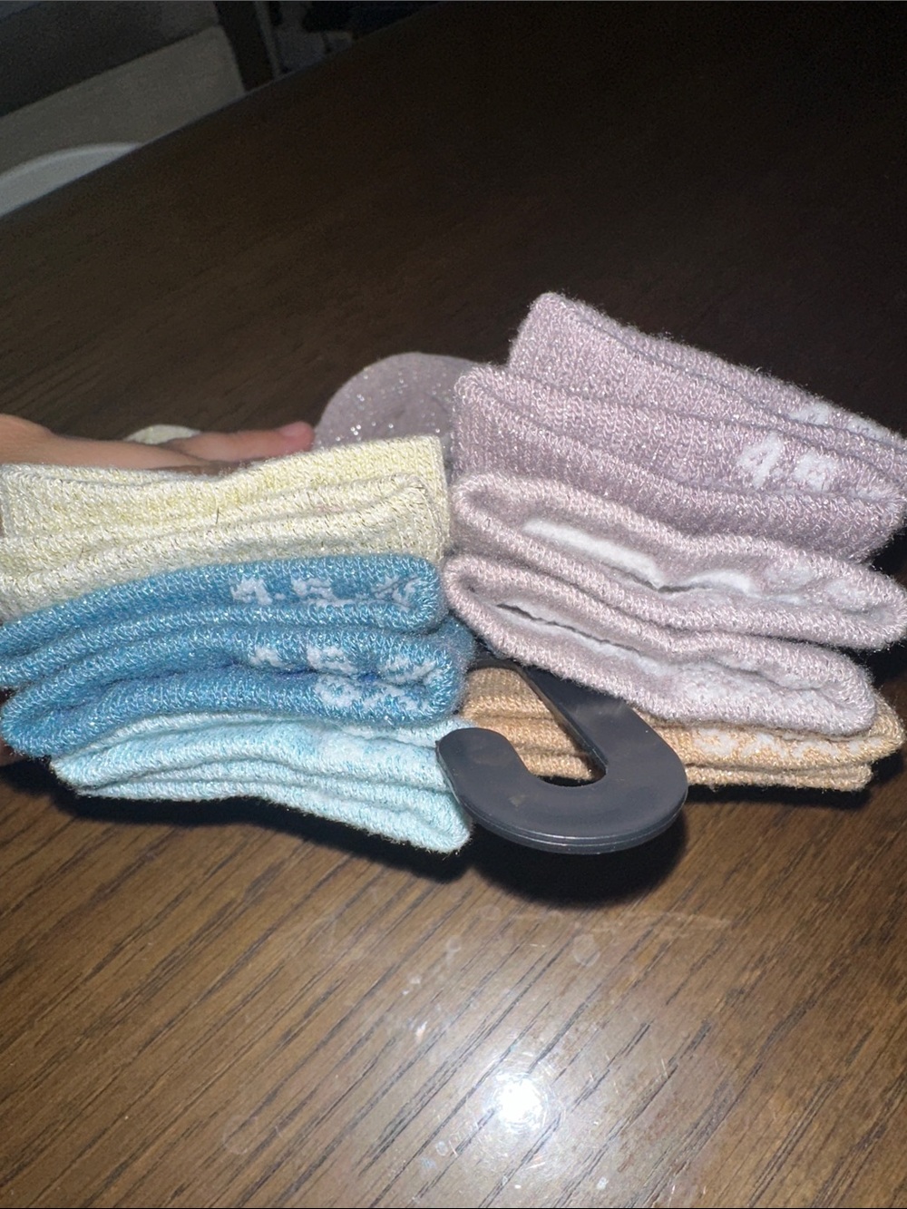 NIKE METALLIC TODDLER GIRL SOCKS - Picture 4 of 4